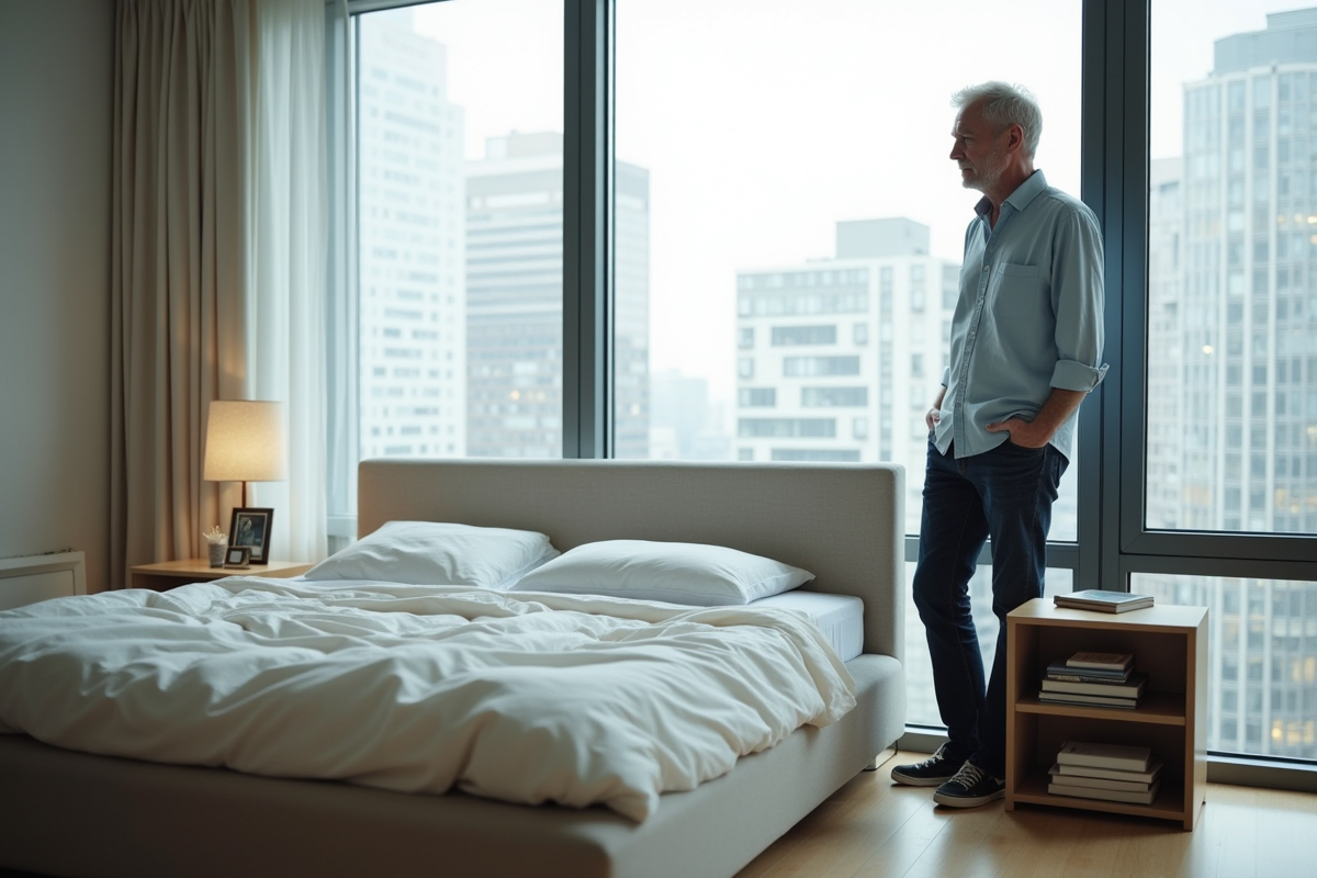 Homme debout près d