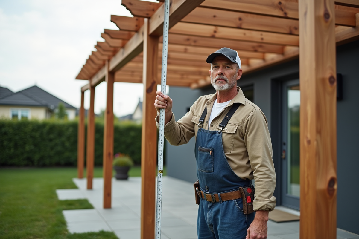 Hauteur maximale de pergola : les normes à respecter