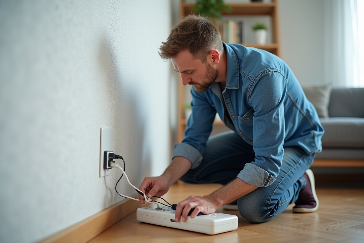 Consommation électrique d&rsquo;une prise branchée sans appareil connecté