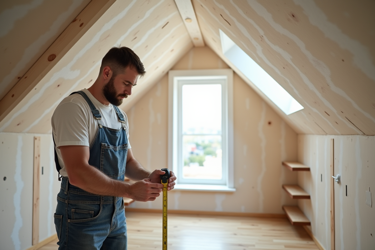 Jeune homme vérifiant l